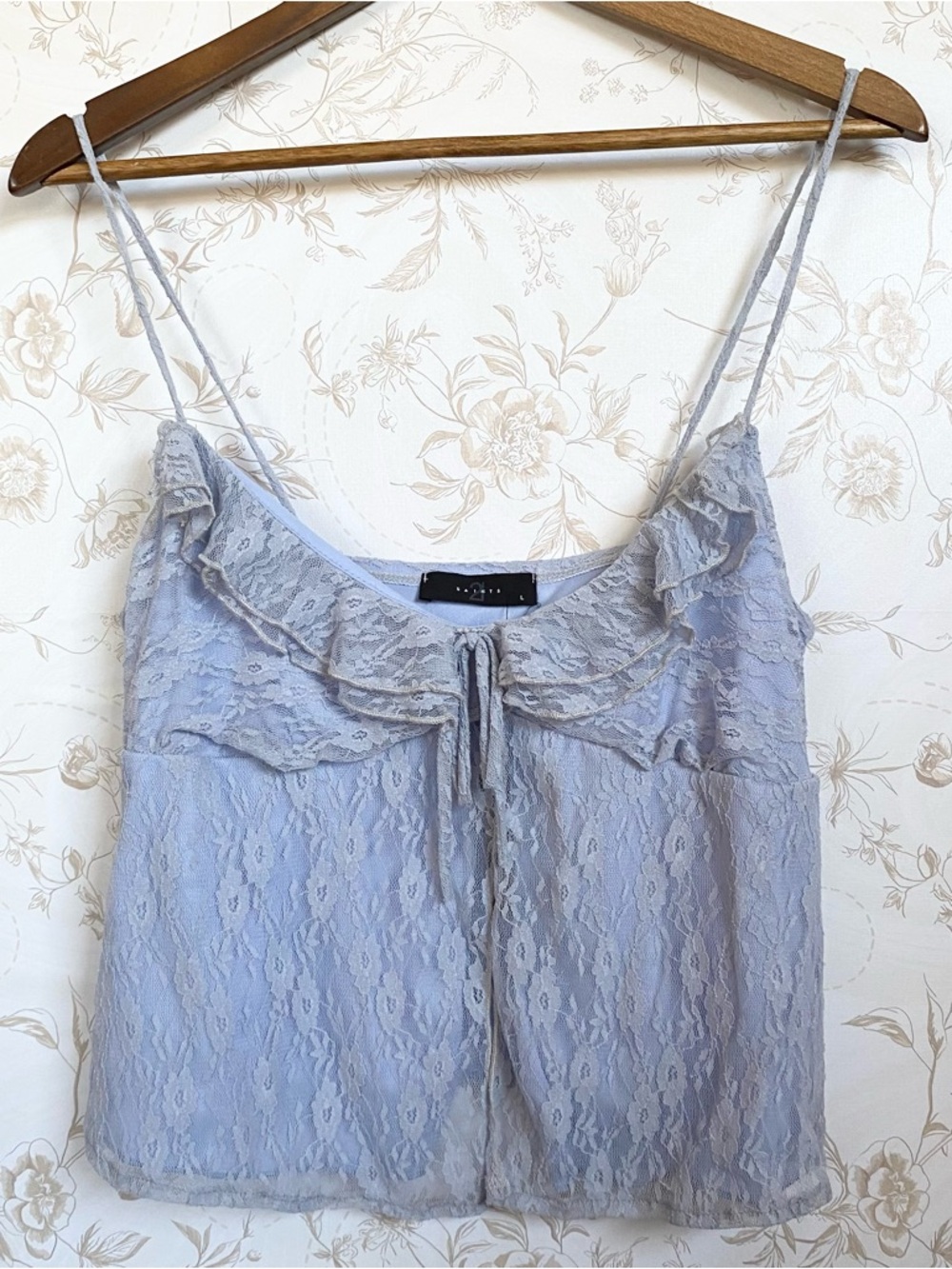 NWT 21 Saints Blue Lace Cami Top Large